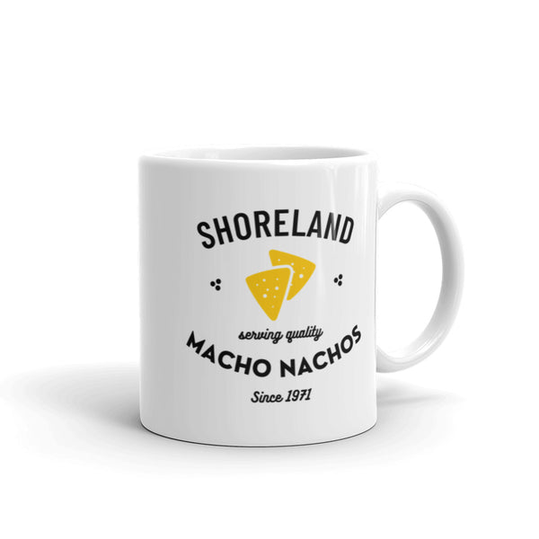 Macho Nachos White glossy mug